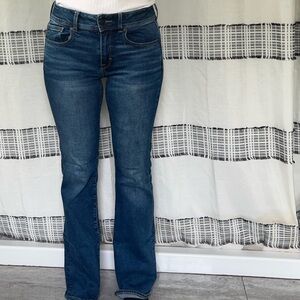 American Eagle, kick boot jeans, women, size 8 long